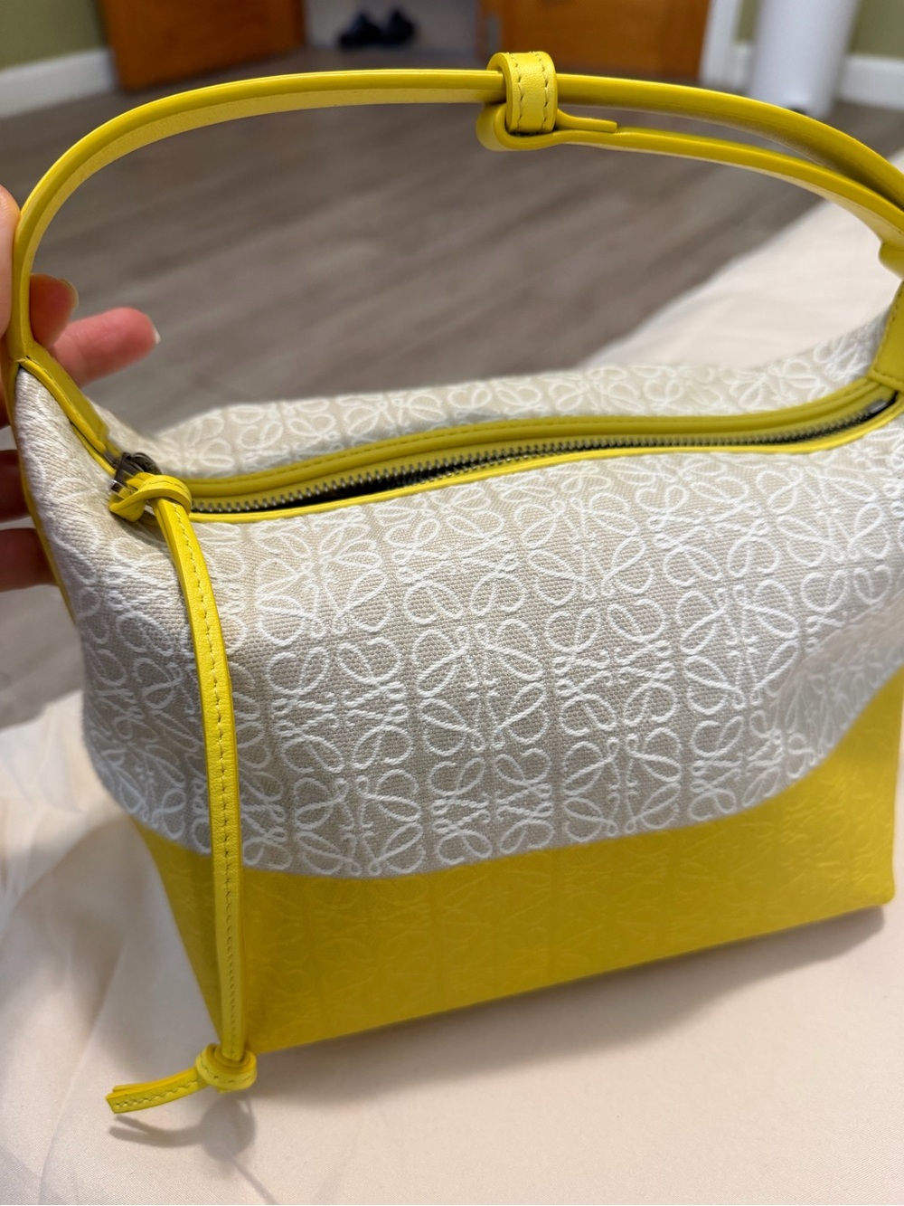 Loewe canvas Cubi Hobo Bag